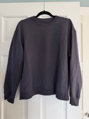 Zara Charcoal Gray Crewneck Sweatshirt